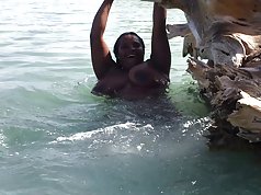 me on the beach