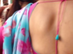 sexy nepali aunty in wide open blouse
