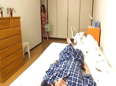 The mom said good morning young cock